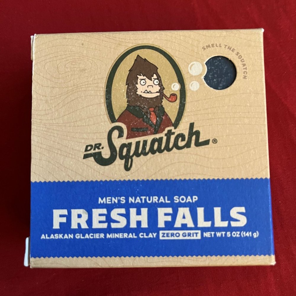 Dr. Squatch Natural Bar Soap, Fresh Falls, 5 oz